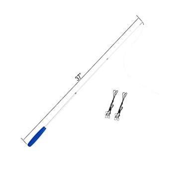 EcoCity Cat Toys - Cat Feather Toys - Include Cat Wand and Natural Feather Refills