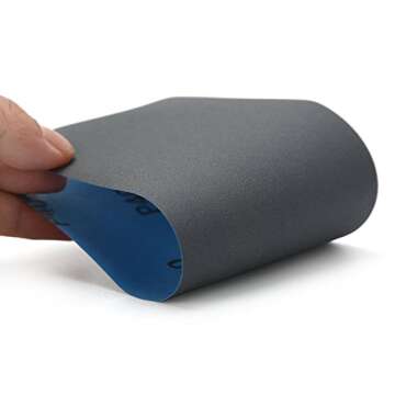 LotFancy 400 Grit Sandpaper, 45PCS, 9 x 3.6 Dry Wet Sand Paper, Silicon Carbide Sanding Sheet for Me...