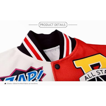 Stylish VOIKERDR Women's Varsity Jacket - Lightweight Outerwear