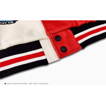 Stylish VOIKERDR Women's Varsity Jacket - Lightweight Outerwear