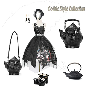 Gothic Teapot Purse - Unique Handbag for Bold Style