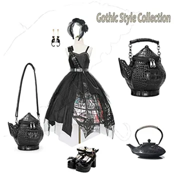 Gothic Teapot Purse - Unique Handbag for Bold Style