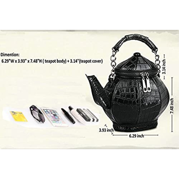 Gothic Teapot Purse - Unique Handbag for Bold Style