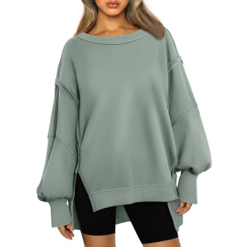 Trendy Queen Womens Oversized Sweatshirts Hoodies Crewneck Shirts Fall Outfits Teen Girls Y2k Winter...