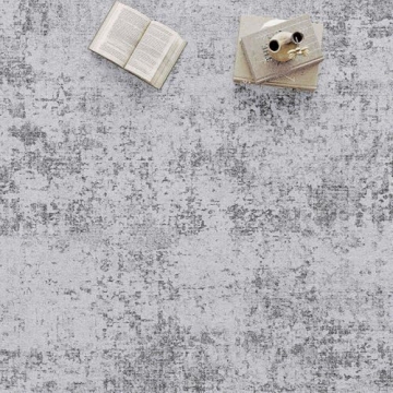 PureCozy Gray Washable Area Rug Non-Slip Soft Comfort