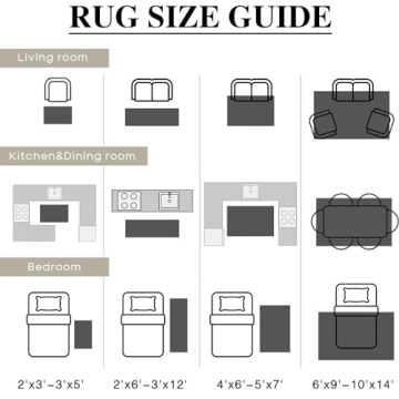 PureCozy Gray Washable Area Rug Non-Slip Soft Comfort