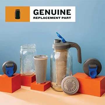 Stylish Mason Jar Pitcher Lid for Iced Tea and Juices