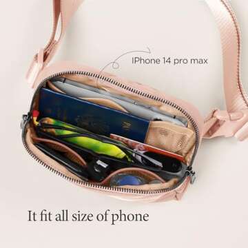 ODODOS Everywhere Belt Bag: Versatile Mini Waist Pouch