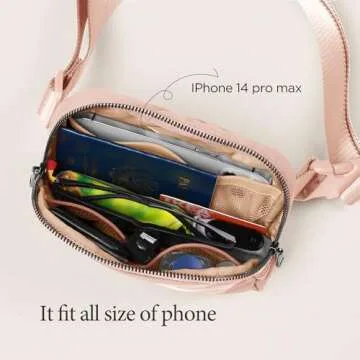ODODOS Everywhere Belt Bag: Versatile Mini Waist Pouch
