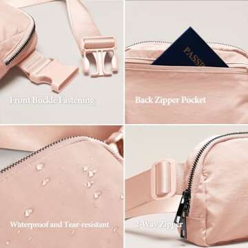 ODODOS Everywhere Belt Bag: Versatile Mini Waist Pouch