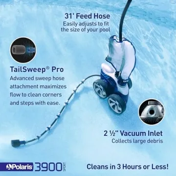 Polaris Vac-Sweep 3900 Sport Powerful Cleaner for Pools