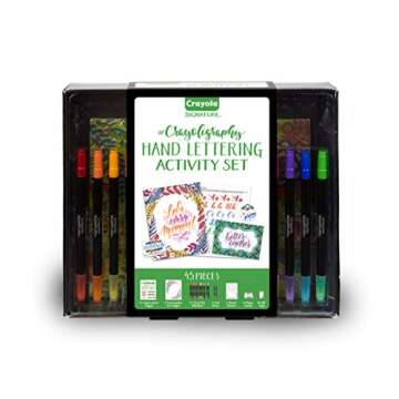 Crayola Signature Crayoligraphy Hand Lettering Art Set, Gift for Teens, Mothers Day Gifts, Age 14+