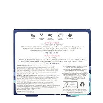 Pacifica Vegan Nail Polish Set - Longwear Eco-Friendly Colors