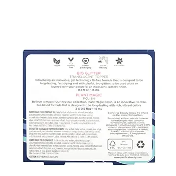 Pacifica Vegan Nail Polish Set - Longwear Eco-Friendly Colors