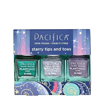 Pacifica Vegan Nail Polish Set - Longwear Eco-Friendly Colors