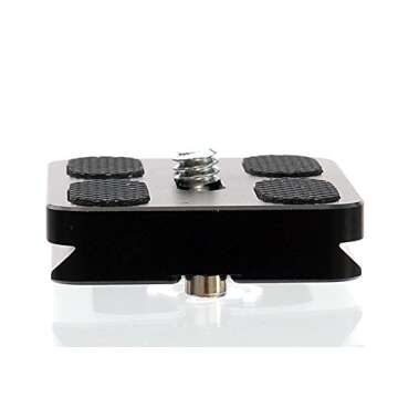 Fotasy 50mm Arca Swiss Type Clamp, Arca QR Clamp, 50 mm Arca Clamp, Arca Swiss Clamp, Quick Release Plate Clamp, QR Clamp, Arca Tripod Mount Adapter, for Tripod Head Monohead, with 50mm Arca Plate, Cl50_PU50, Black