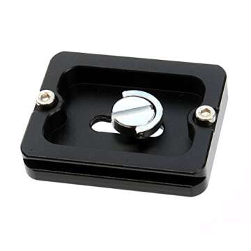 Fotasy 50mm Arca Swiss Type Clamp, Arca QR Clamp, 50 mm Arca Clamp, Arca Swiss Clamp, Quick Release Plate Clamp, QR Clamp, Arca Tripod Mount Adapter, for Tripod Head Monohead, with 50mm Arca Plate, Cl50_PU50, Black