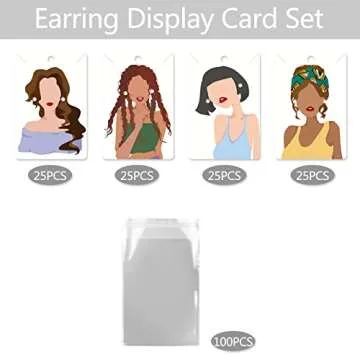 KALEFO Earring Cards - Stunning Displays for Jewelry