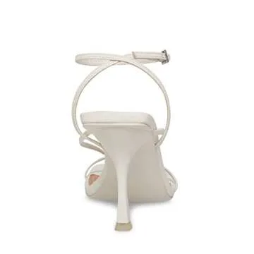 Stylish Steve Madden Women's Annie Heeled Sandals in White