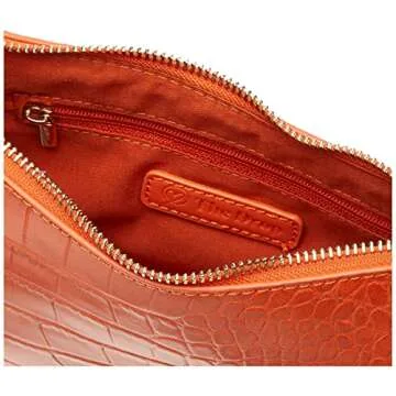 Shop The Drop Women's Melanie Small Shoulder Bag in Fire Orange