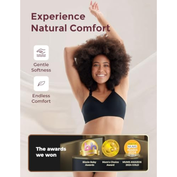 Momcozy Nursing Bra 2 Pack Comfort Wireless Maternity Bralette