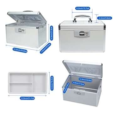 HEWEI Lockable Medication Box, Child Safety and Security