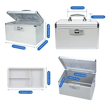 HEWEI Lockable Medication Box, Child Safety and Security