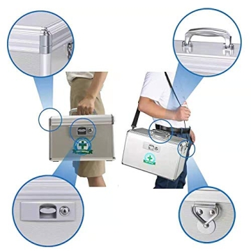 HEWEI Lockable Medication Box, Child Safety and Security