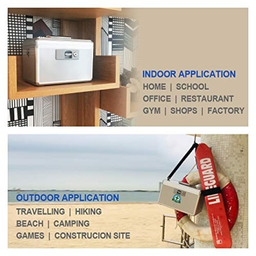 HEWEI Lockable Medication Box, Child Safety and Security