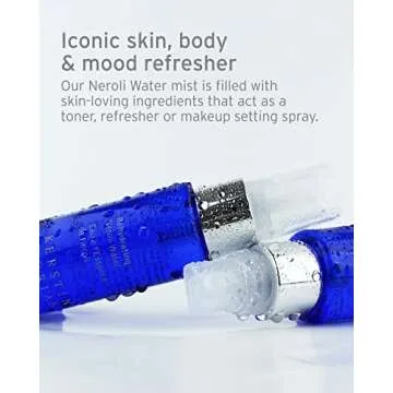 Kerstin Florian Neroli Water Face Mist | Orange Blossom Aromatherapy Spray | Hydrate & Refresh Skin with Probiotics & Peptides | All Natural | Vegan | Cruelty Free (1.0 fl oz)