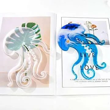 FUYAKEJI Ocean Animal Resin Molds - Creative Crafting Set