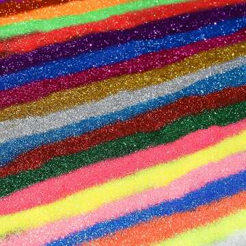 FANDAMEI 24 Color Glitter Set for Arts & Makeup