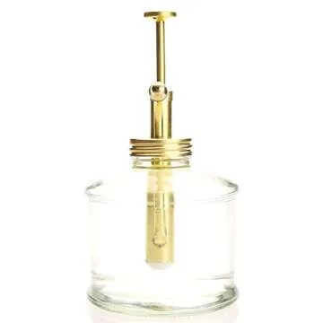 Chic Purism Style Plant Mister - Glass & Brass Sprayer