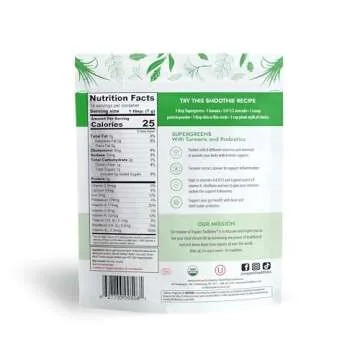 Organic Traditions Super Greens Powder with Turmeric 100g