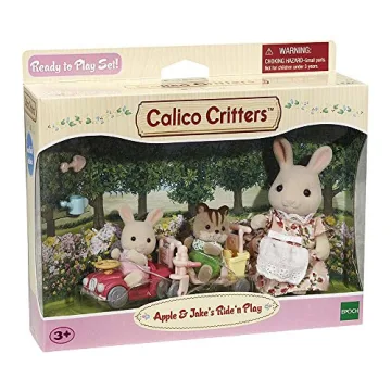 Calico Critters Apple & Jake's Fun Ride Playset