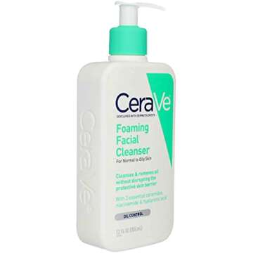 CeraVe Foaming Facial Cleanser 12 oz (Pack of 5)