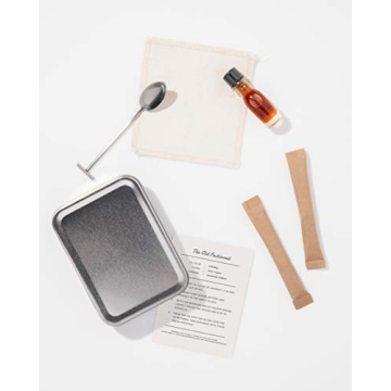 W&P Craft Old Fashioned Cocktail Kit, Mini Portable Carry On Travel Cocktail Kit, Great Gifts for Him or Her, 1 Pack