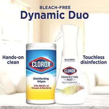 Clorox Cleaning Bundle, Disinfecting Mist & Wipes Set