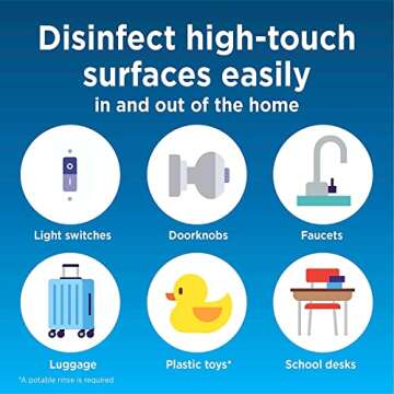 Clorox Cleaning Bundle Disinfecting Mist Lemon and Orange Blossom Scent (1 Spray Bottle & 1 Refill, 16 Fl Oz Each) Disinfecting Wipes (3-Pack, 75ct Each)