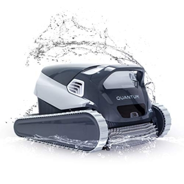 Dolphin Quantum Robotic Pool Cleaner (2025 Model) — Oversized Ultra-Fine and Standard Filter Bin, ...