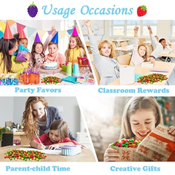 300 Mini Fruit Erasers - Perfect Classroom Gifts and Prizes