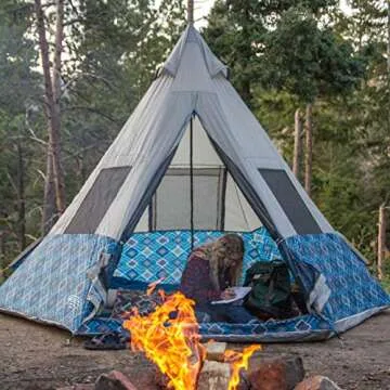 Wenzel 7300818BLG Shenanigan 5 Person Tent, Blue