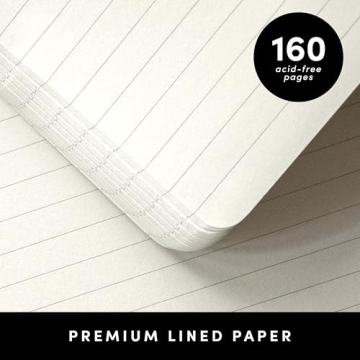 PAPERAGE Lined Journal Notebook with Premium 100 GSM Paper