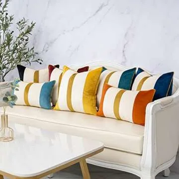 Yangest Black Velvet Patchwork Pillow Cover for Home