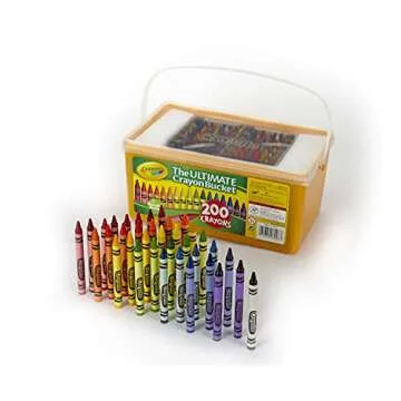 Crayola Ultimate Crayon Bucket - 200 Vibrant Crayons
