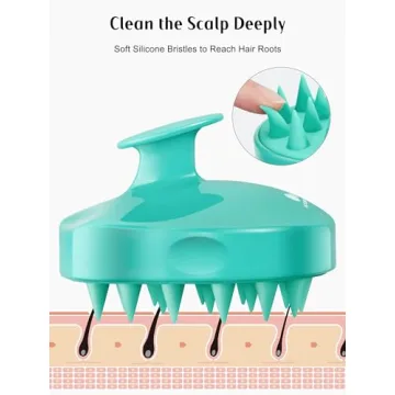 HEETA Scalp Massager Brush for Healthy Hair Care
