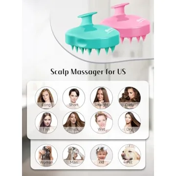 HEETA Scalp Massager Brush for Healthy Hair Care