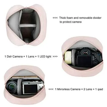 TULLIO Small Camera Bag for Photographers - Waterproof Design