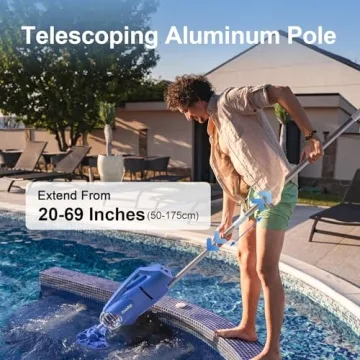 Yousky Cordless Handheld Pool Vacuum for Effortless Cleaning