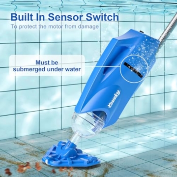 Yousky Cordless Handheld Pool Vacuum for Effortless Cleaning